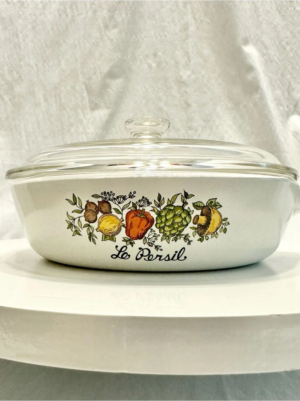 Vintage CorningWare Spice of Life 6.5 inch Skillet/Menuette Pan P-83-B with Lid